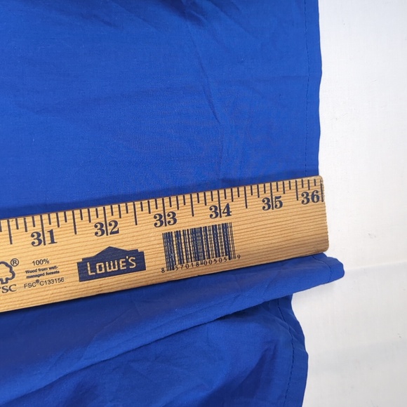 Elegant Blue Cotton Maxi Skirt Size M - Picture 4 of 7